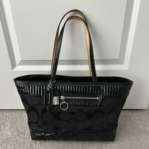 Black Coach Tote bag